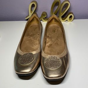 Gold Metallic Flats